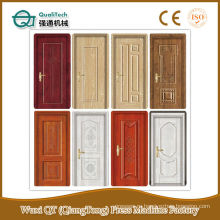 Формованная машина для производства кожаной двери / MDF формованная кожа двери / меламин hdf кожа двери толщиной 4,2 мм